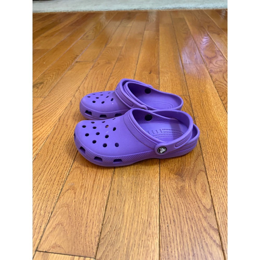 Crocs Classic Clog Purple Slip On Comfort Shoes Womens 6 Mens 4